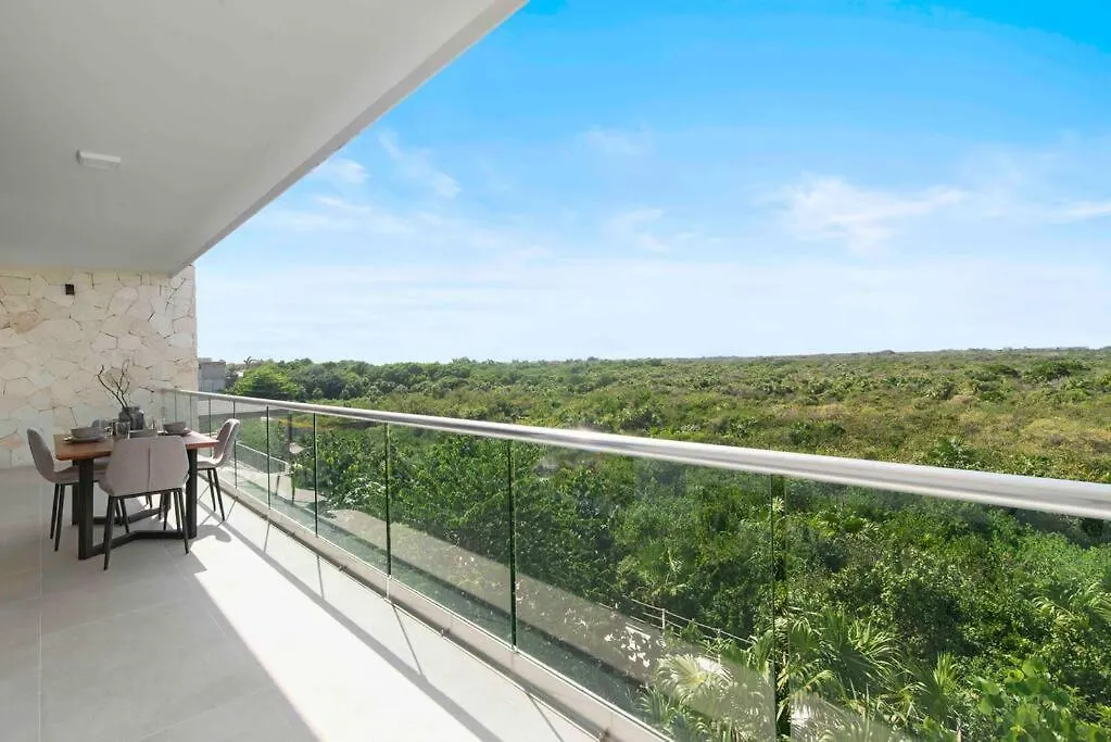 Jungle Joy Prv Jacuzzi Beach Access Rooftop Pools W Sea Views + Beach Club 艾库玛尔 公寓