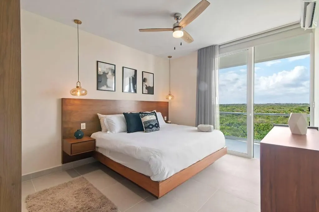 Jungle Joy Prv Jacuzzi Beach Access Rooftop Pools W Sea Views + Beach Club 艾库玛尔 公寓