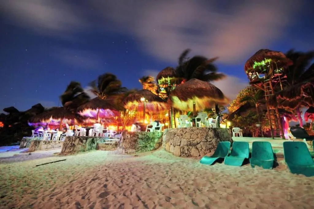 公寓 Jungle Joy Prv Jacuzzi Beach Access Rooftop Pools W Sea Views + Beach Club 艾库玛尔 墨西哥